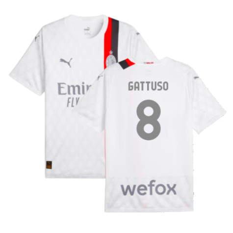 2023-2024 AC Milan Away Shirt (Gattuso 8)