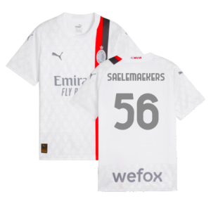 2023-2024 AC Milan Away Shirt (Kids) (Saelemaekers 56)