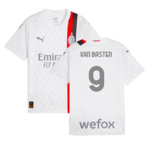 2023-2024 AC Milan Away Shirt (Kids) (Van Basten 9)