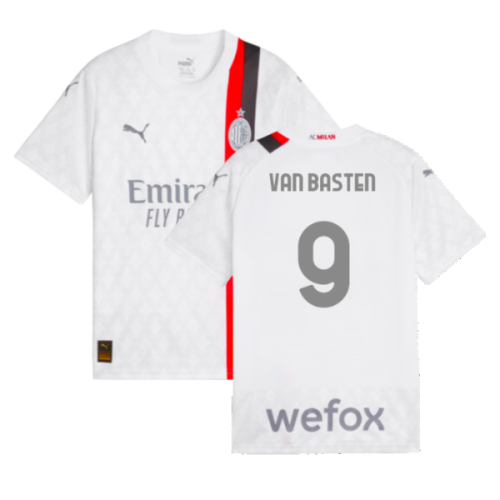 2023-2024 AC Milan Away Shirt (Kids) (Van Basten 9)