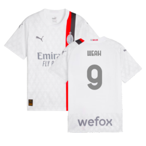 2023-2024 AC Milan Away Shirt (Kids) (Weah 9)