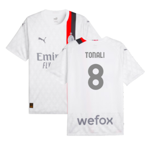 2023-2024 AC Milan Away Shirt (Tonali 8)