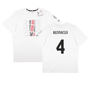 2023-2024 AC Milan FtblCore Graphic Tee (Grey) (Bennacer 4)