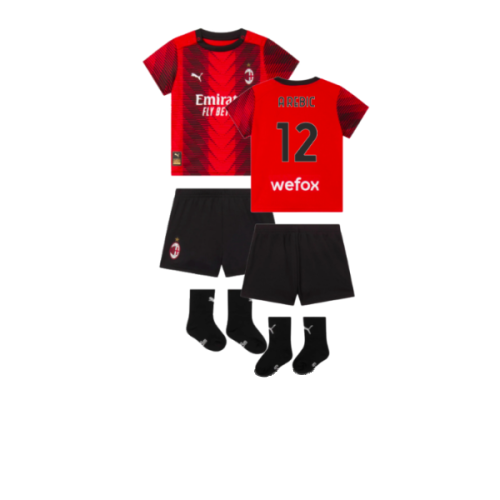 2023-2024 AC Milan Home Baby Kit (A Rebic 12)