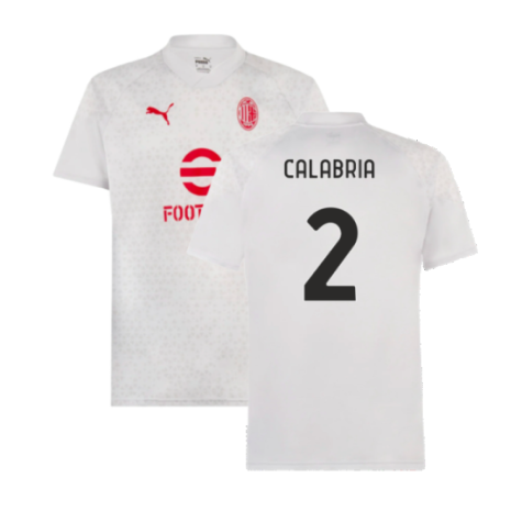 2023-2024 AC Milan Training Jersey (Grey) (Calabria 2)