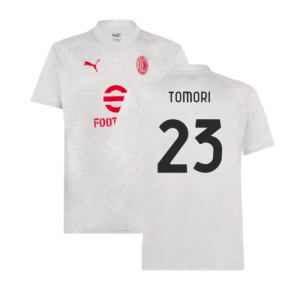 2023-2024 AC Milan Training Jersey (Grey) (Tomori 23)