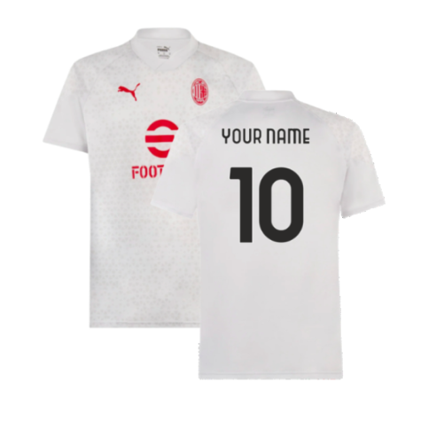 2023-2024 AC Milan Training Jersey (Grey) (Your Name)