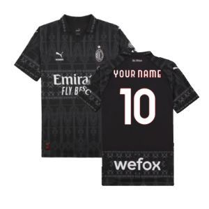 2023-2024 AC Milan x PLEASURES Authentic Jersey