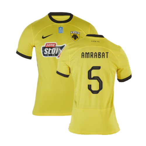 2023-2024 AEK Athens Home Shirt (Amrabat 5)