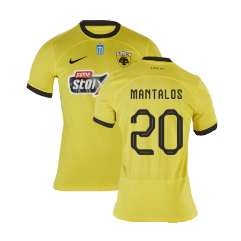 2023-2024 AEK Athens Home Shirt (Mantalos 20)