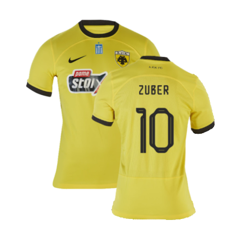 2023-2024 AEK Athens Home Shirt (Zuber 10)