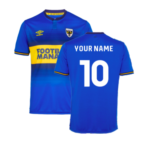 2023-2024 AFC Wimbledon Home Shirt (Your Name)