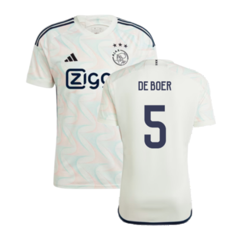 2023-2024 Ajax Away Shirt (DE BOER 5)