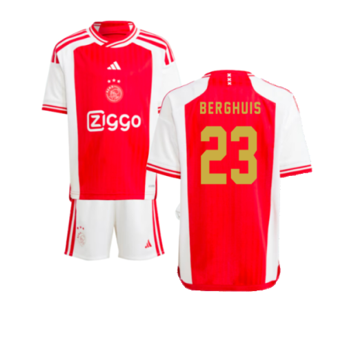 2023-2024 Ajax Home Mini Kit (BERGHUIS 23)