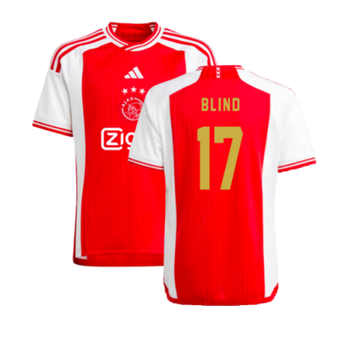 2023-2024 Ajax Home Shirt (Kids) (BLIND 17)