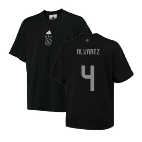 2023-2024 Ajax Lifestyler Oversized Tee (Black) (ALVAREZ 4)