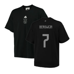 2023-2024 Ajax Lifestyler Oversized Tee (Black) (BERGWIJN 7)