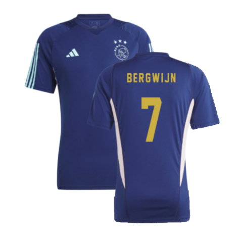 2023-2024 Ajax Training Jersey (Navy) (BERGWIJN 7)