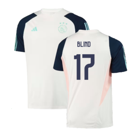 2023-2024 Ajax Training Jersey (White) (BLIND 17)