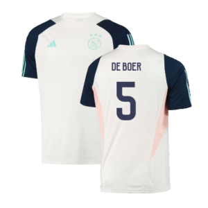 2023-2024 Ajax Training Jersey (White) (DE BOER 5)