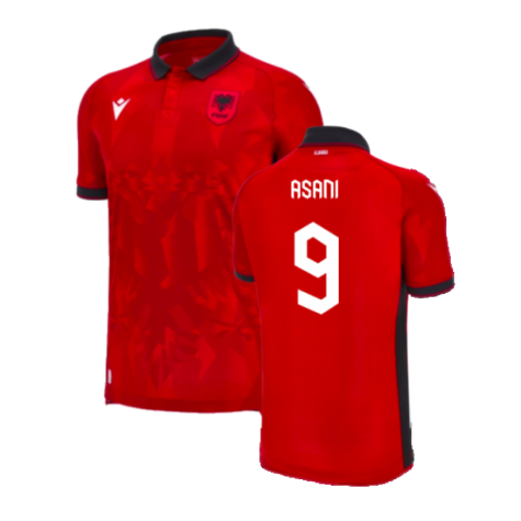 2023-2024 Albania Home Authentic Shirt (Asani 9)