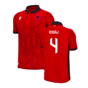 2023-2024 Albania Home Authentic Shirt (Hysaj 4)