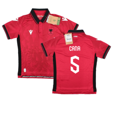 2023-2024 Albania Home Authentic Shirt (Kids) (Cana 5)