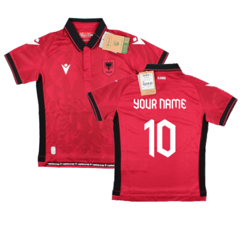 2023-2024 Albania Home Authentic Shirt (Kids) (Your Name)