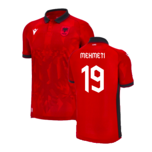 2023-2024 Albania Home Authentic Shirt (Mehmeti 19)