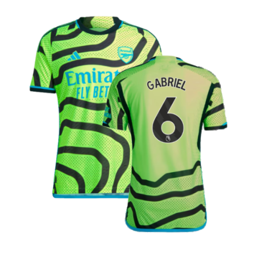 2023-2024 Arsenal Authentic Away Shirt (Gabriel 6)