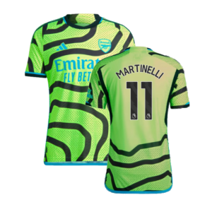 2023-2024 Arsenal Authentic Away Shirt (Martinelli 11)