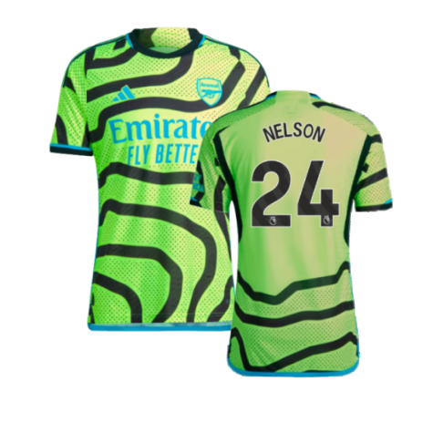 2023-2024 Arsenal Authentic Away Shirt (Nelson 24)