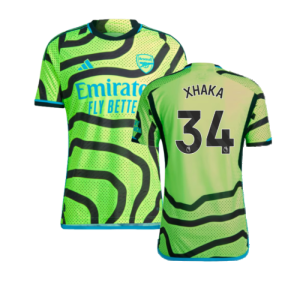 2023-2024 Arsenal Authentic Away Shirt (Xhaka 34)