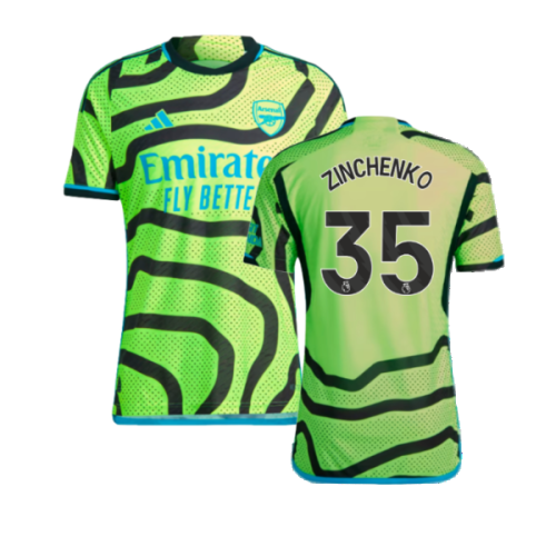 2023-2024 Arsenal Authentic Away Shirt (Zinchenko 35)