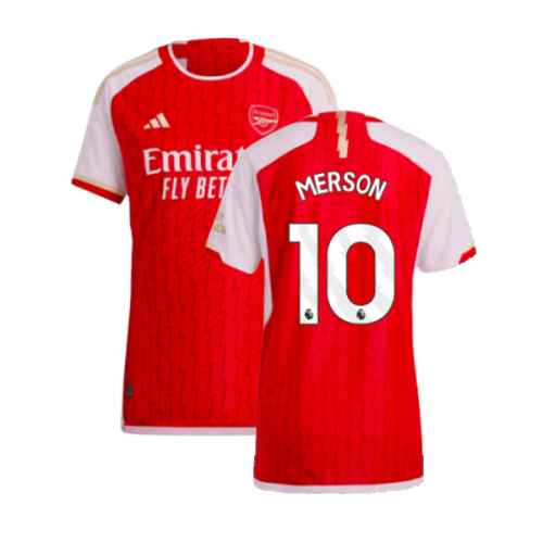 2023-2024 Arsenal Authentic Home Shirt (Merson 10)