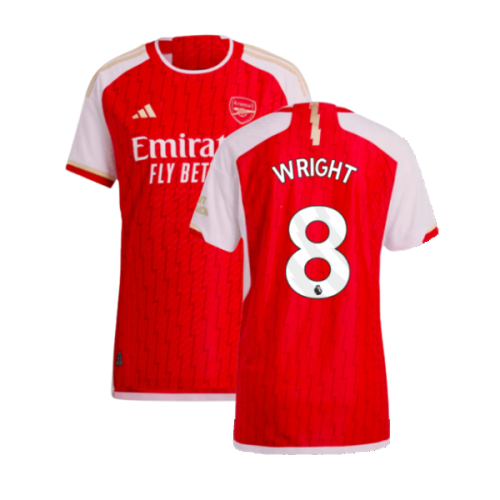 2023-2024 Arsenal Authentic Home Shirt (Wright 8)