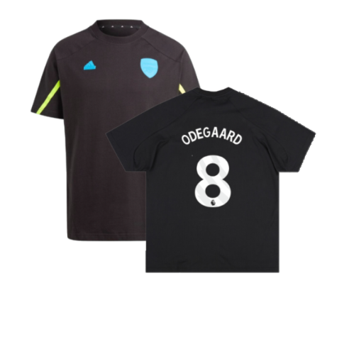 2023-2024 Arsenal D4GMD Tee (Black) (Odegaard 8)