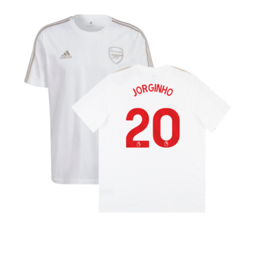 2023-2024 Arsenal DNA Tee (White) (Jorginho 20)