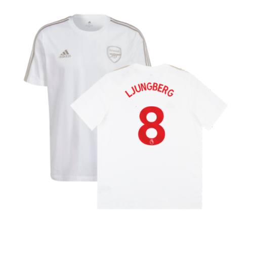 2023-2024 Arsenal DNA Tee (White) (Ljungberg 8)