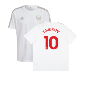 2023-2024 Arsenal DNA Tee (White) (Your Name)