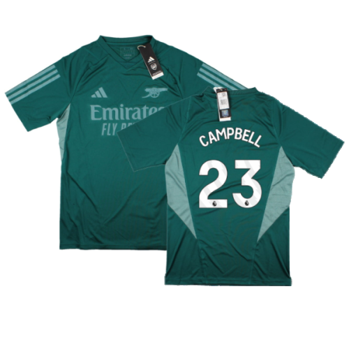 2023-2024 Arsenal EU Training Jersey (Rich Green) (Campbell 23)