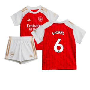 2023-2024 Arsenal Home Baby Kit (Gabriel 6)