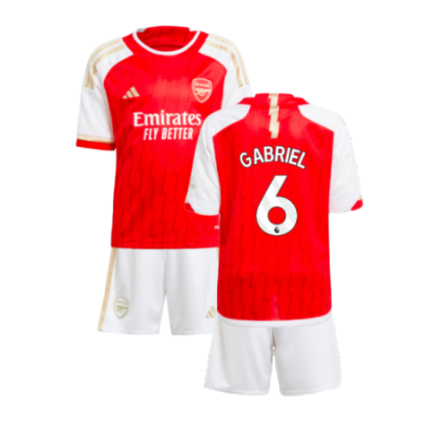 2023-2024 Arsenal Home Mini Kit (Gabriel 6)