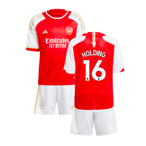 2023-2024 Arsenal Home Mini Kit (Holding 16)