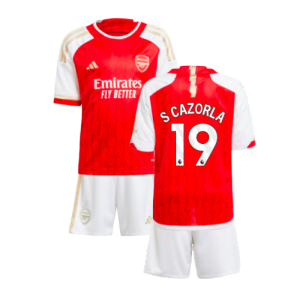 2023-2024 Arsenal Home Mini Kit (S Cazorla 19)