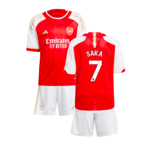 2023-2024 Arsenal Home Mini Kit (Saka 7)