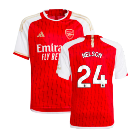 2023-2024 Arsenal Home Shirt (Kids) (Nelson 24)