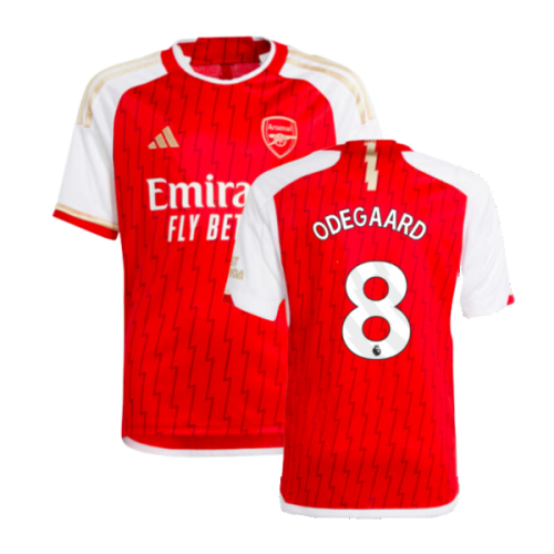 2023-2024 Arsenal Home Shirt (Kids) (Odegaard 8)