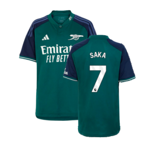 2023-2024 Arsenal Third Shirt (Kids) (Saka 7) 2023-2024 Arsenal Third Shirt (Kids) (Saka 7)