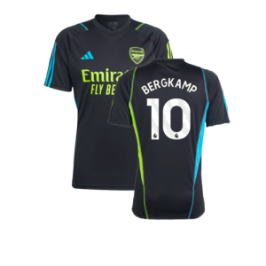 2023-2024 Arsenal Training Jersey (Black) (Bergkamp 10)